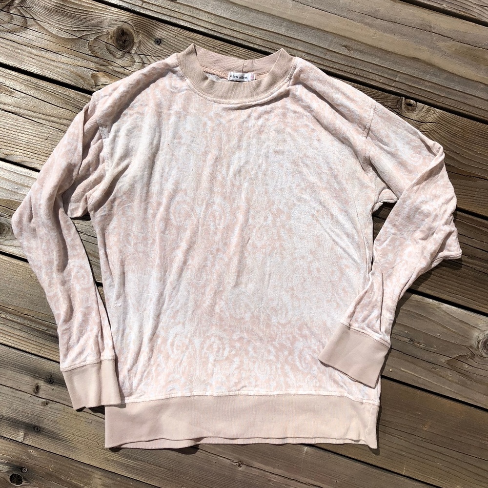 Women's Floral Long Sleeve Pullover Shirt